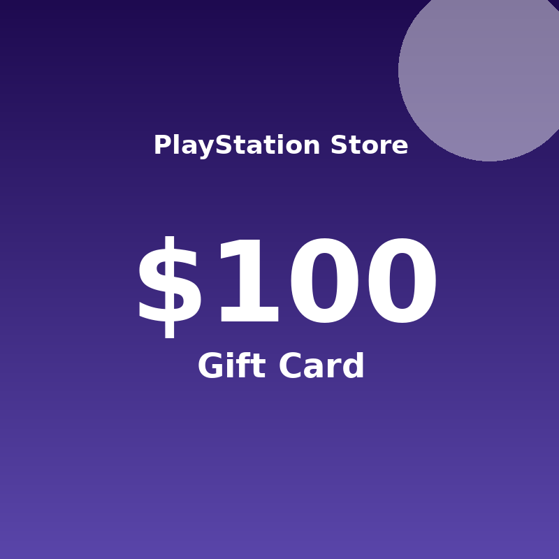 بطاقة بلايستيشن ستور 100$