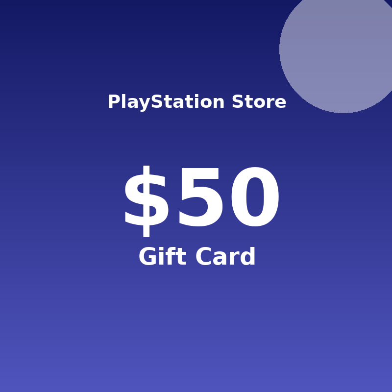 بطاقة بلايستيشن ستور 50$